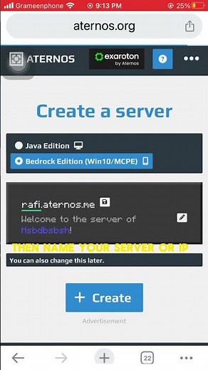 Stop Waiting! Build Your Server in Aternos Today #shorts #aternos