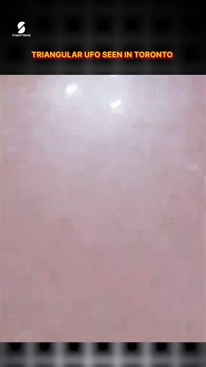 Scary Triangular UFO spotted in Toronto! #trending #shorts #ufo