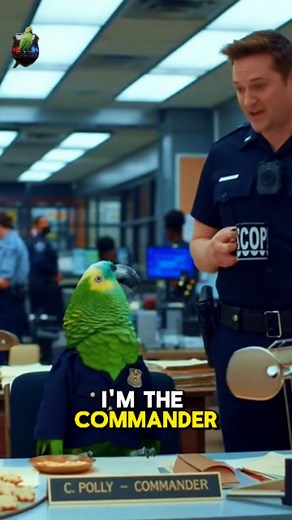 I am the Commander - Parrot Vs Cops #cops #talkingparrot #parrot | Fish Cutting Studio