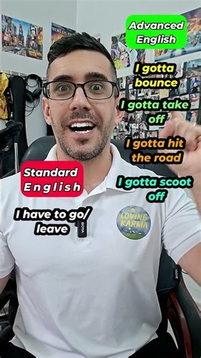 Standard vs Advanced English Stop Saying I Have to Go! Try These Instead #learnenglish #shorts