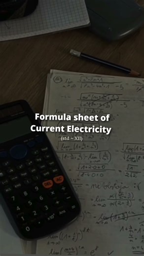 Current electricity formula #cbse2026 #class12 #currentelectricityclass12