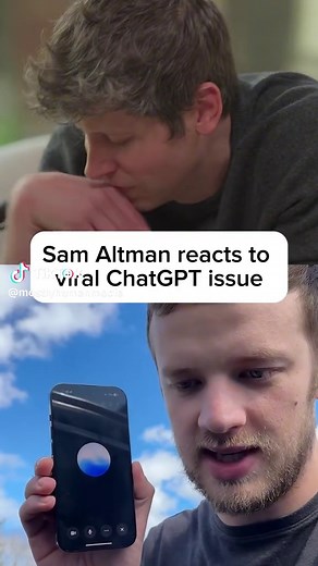 OpenAI CEO responds to @Husk’s viral chatgpt video. Loved this. Full intv link in bio.