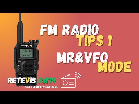 How to Use RETEVIS RA79 FM Mode to Listen Radio Station|FM Radio Mode Use Tips|Ham Radio