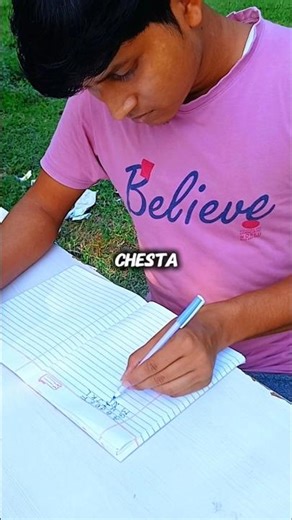 "Left Hand Writing Challenge ✍️বাম হাতে লেখার চ্যালেঞ্জ!" #shorts #ytshorts