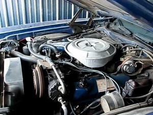 Starting up my 1977 T-Bird after 6 months.