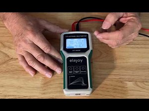Testing /Review - the EY1800W Solar Panel Tester