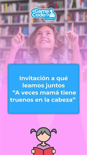 Invitación a qué leamos juntos “A veces mamá tiene truenos en la cabeza” 🧠 #CuantaCuento