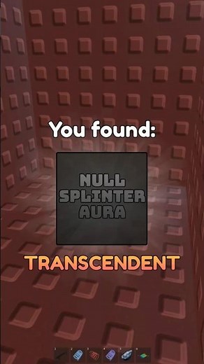 Find The Auras How to Unlock the [Transcendent] Null Splinter Aura!