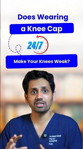 Does Wearing a Knee Cap 24/7 Make Your Knees Weak?