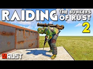 RAID Testing 2 TRIANGLE Bunkers in RUST