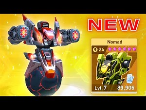NEW MECH Nomad with Missile Rack 12 - Mech Arena