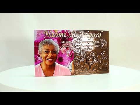 Custom Bronze Collage Marker by Trigard Memorials