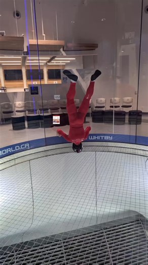 iFLY Whitby Indoor Skydiving on Instagram: "What's he looking at? 🤔👀 #iflywhitby #whitby #indoorskydiving #Sports #adrenaline"