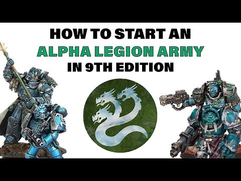 HOW TO START AN ALPHA LEGION ARMY IN 9TH EDITION | plus money saving tips for warhammer in the US