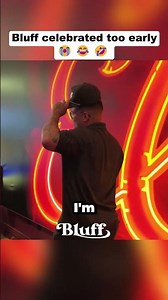 Bluff celebrated too early in this baccarat hand! #bluffinbob