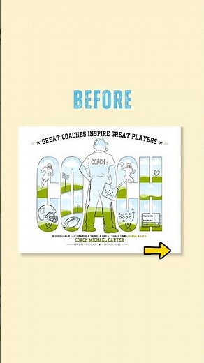 FOOTBALL COACH GIFT IDEA 🏈 Personalized Team Collage Template #shorts