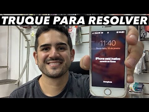 Como DESBLOQUEAR IPHONE INATIVO rapidamente ⛔️ (CONECTE AO ITUNES) melhor método