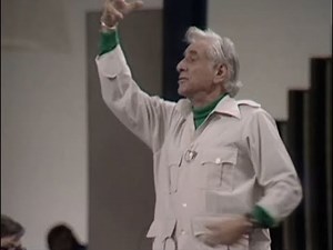 Bernstein rehearses "Nimrod" from Elgar's 'Enigma Variations'