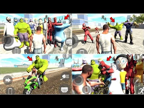 Indian Bike Driving 3D New Update 🤯 iron man + hulk + Thor Cheat Code #shorts #shortsfeed