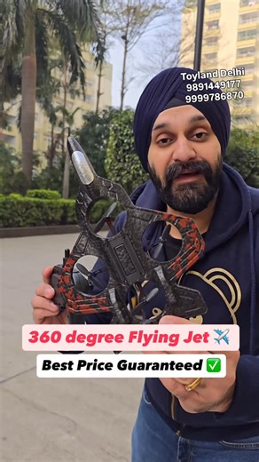 Toy Land Delhi on Instagram: "Best Quality at Best Price ✅✅ 360 degree Flying Jet Plane ✈️ Order now 9891449177/ 9999786870 Or DM us at @toylanddelhi ( flying jet plane, Flying toys, Kids toys, Flying jet drone, drone, rc flying plane, remote control Helicopter )"