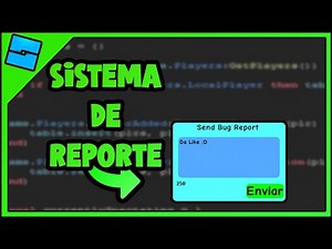 🕵️ Como Fazer Um Sistema de REPORTE - ROBLOX STUDIO 🕵️