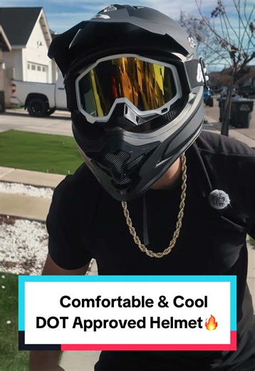 Not only does this thing look amazing and it’s super comfortable. You can pick this up on the huge New Year’s sale right now! #helmet #motorcyclehelmet #motocycle #motocross #fyp