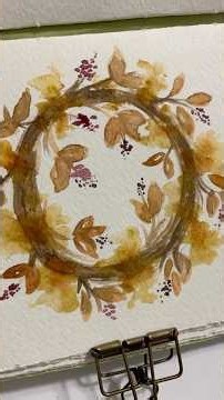 ✨ Let’s paint a Fall Wreath ✨ Beginner Tutorial