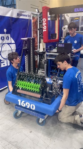 FRC team Orbit 1690烙 on Instagram: "Subsystems check @ ISR DCMP料 #orbit1690 #frc #teamwcp #firstrobotics #reefscape #robotics#subsystem #robot #engineeringlife #robotschangespiritremains"
