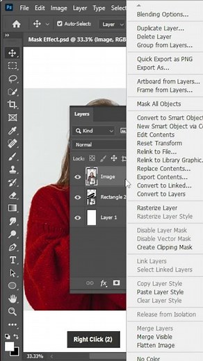 How to Create Mask Effect in Photoshop | For Beginners #photoshop #adobephoto #photoediting