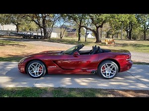 2008 Dodge Viper 1,400 miles convertible walk around