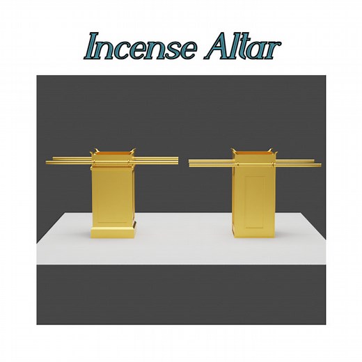 Incense Altar 3D Model
