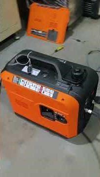 Dual Fuel Inverter Silent Generator NG testing Video