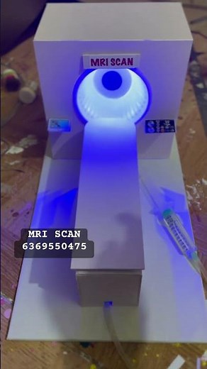 MRI Scan working model school project #artscraft #3dart #art #schoolproject #mriscan #project