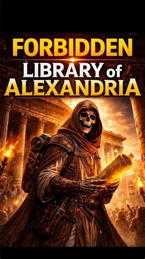 what inside the forbidden library of Alexandria?🤔 #factskeleton