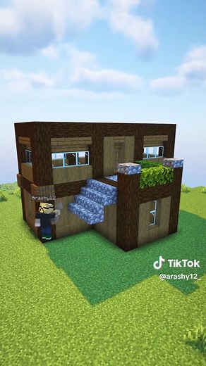 Spruce Starter House Minecraft Tutorial
