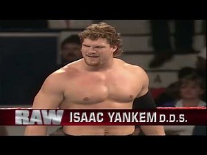 Isaac Yankem (Kane) vs Jake "The Snake" Roberts. WWF Monday Night RAW. February 26, 1996.