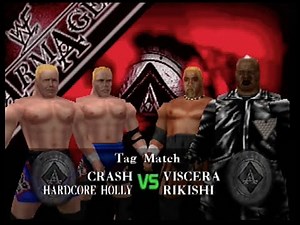 WWF No Mercy - The Hollys vs. Rikishi & Viscera - Armageddon 1999 (Expert)