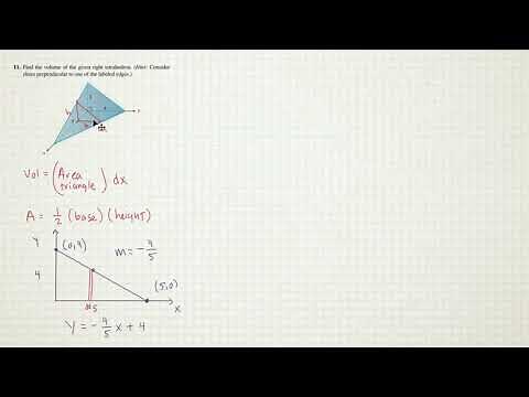 Volume of a tetrahedron in calculus 2