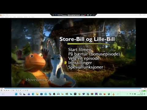 Store-Bill og Lille-Bill DVD Menu (2004)
