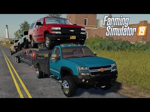 FS19 - 2006 Chevrolet 2500 Duramax w/ TOW TRAILER - NEW CAR MOD for Farming Simulator 2019 ROLEPLAY