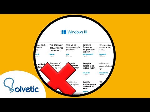 ❌ DESINSTALAR FUENTES Windows 10 | FACIL y RAPIDO