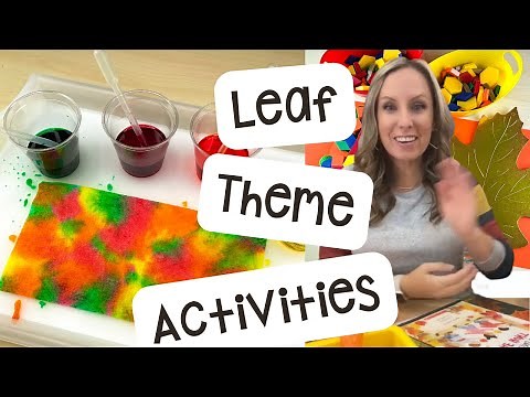 Leaf Activities for Preschool, Pre-K, and Kindergarten