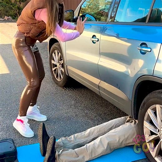 Grandpa Pulls Off the Funniest Car Mechanic Prank! 🚘🤣 He’s full of tricks! #123go | 123 GO