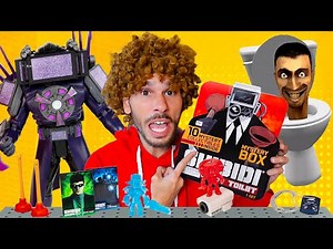 Billys Toy Review - Skibidi Toilet Giant Mystery Box