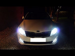 21x5630 vs 30x5050 SMD/LED H8 Bulbs (Test on a KIA OPTIMA)