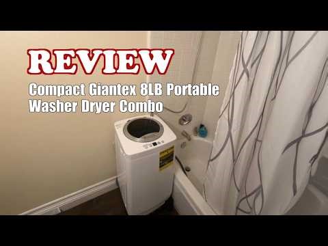 Giantex Portable Washer Spin Dryer Review: 8LB Compact Combo 2026