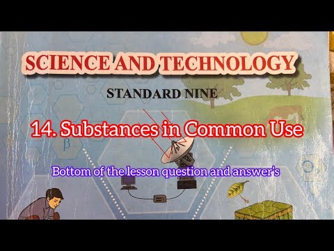 Ch.no.14 Substances in Common Use . Bottom of the lesson question and answers ‪@learnwithsonali25‬