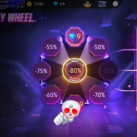 DEFINE "LUCK"💀🔥 | FF LUCKY WHEEL EVENT.