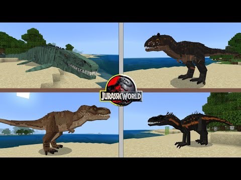 Jurassic World Saga MOD in Minecraft PE
