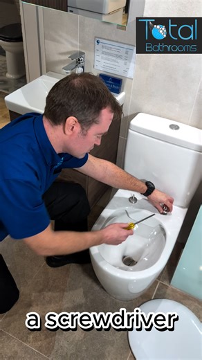 🚽 Wobbly Toilet Seat? Here’s the Fix 🚽 Hidden fixings can make it tricky, but tightening a loose toilet seat is easier than you think with the right steps. Save this for later 👀 #totalbathrooms #fyp #viral #toilettips #bathroomhacks #diybathroom #homemaintenance | Total Bathrooms - Bath